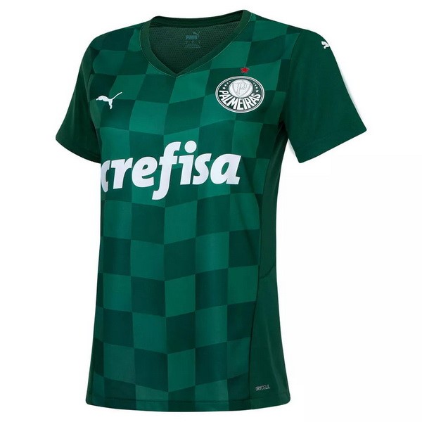 Camiseta Palmeiras 1ª Mujer 2021-2022 Verde